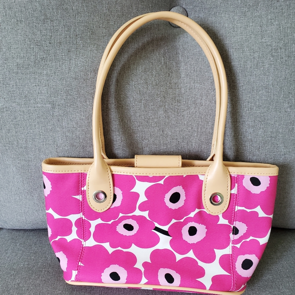 Small Purse Poppy Pattern Handbag by Amanda Smith